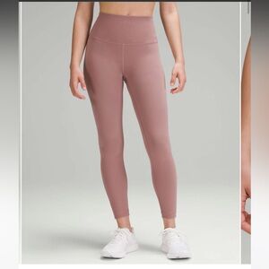 Lululemon Wunder Train HR Tight 25” - Twilight Rose